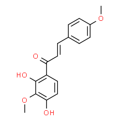 ChemSpider 2D Image | 2',4'-Dihydroxy-3',4-dimethoxychalcone | C17H16O5