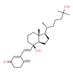 ChemSpider 2D Image | (6E)-8,25-Dihydroxy-9,10-secocholesta-4,6,10-trien-3-one | C27H42O3