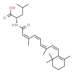 ChemSpider 2D Image | (7cis,9cis,11cis,13cis)-15-{[(1S)-1-Carboxy-3-methylbutyl]amino}retinal | C26H39NO3