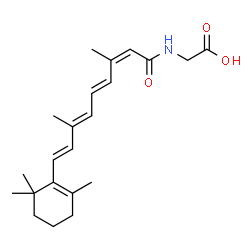 ChemSpider 2D Image | (13cis)-15-[(Carboxymethyl)amino]retinal | C22H31NO3
