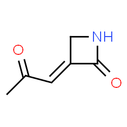ChemSpider 2D Image | (3E)-3-(2-Oxopropylidene)-2-azetidinone | C6H7NO2