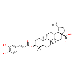 ChemSpider 2D Image | 3beta-O-trans-caffeoylbetulinic acid | C39H54O6