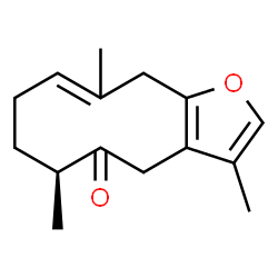 ChemSpider 2D Image | Furanogermenone | C15H20O2