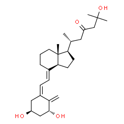 ChemSpider 2D Image | (1R,3S,5Z,7E)-1,3,25-Trihydroxy-9,10-secocholesta-5,7,10-trien-23-one | C27H42O4