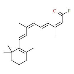 ChemSpider 2D Image | (9cis,13cis)-15-Fluororetinal | C20H27FO