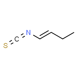 ChemSpider 2D Image | butenylisothiocyanate | C5H7NS