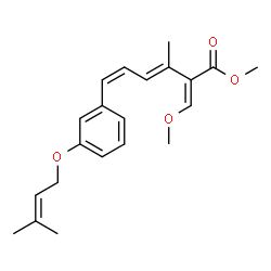 ChemSpider 2D Image | Strobilurin C | C21H26O4