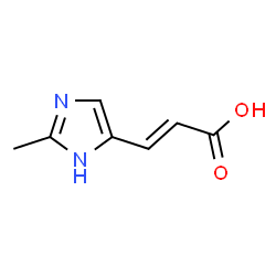 ChemSpider 2D Image | (2E)-3-(2-Methyl-1H-imidazol-5-yl)acrylic acid | C7H8N2O2