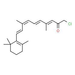 ChemSpider 2D Image | (9cis)-15-(Chloromethyl)retinal | C21H29ClO