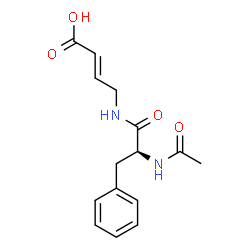 ChemSpider 2D Image | (2E)-4-[(N-Acetyl-L-phenylalanyl)amino]-2-butenoic acid | C15H18N2O4
