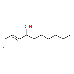 ChemSpider 2D Image | (2E)-4-Hydroxy-2-decenal | C10H18O2