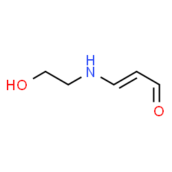 ChemSpider 2D Image | (2E)-3-[(2-Hydroxyethyl)amino]acrylaldehyde | C5H9NO2