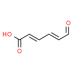 ChemSpider 2D Image | 6-Oxohexa-2,4-dienoic acid | C6H6O3