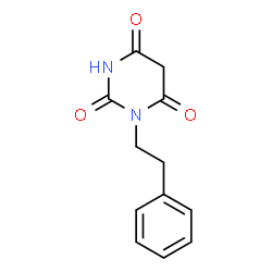 ChemSpider 2D Image | 1-(2-phenylethyl)-1,3-diazinane-2,4,6-trione | C12H12N2O3