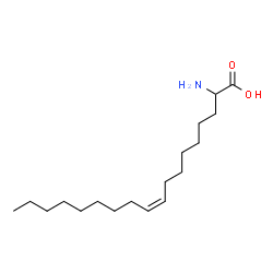 ChemSpider 2D Image | (9Z)-2-Amino-9-octadecenoic acid | C18H35NO2