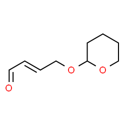 ChemSpider 2D Image | (2E)-4-(Tetrahydro-2H-pyran-2-yloxy)-2-butenal | C9H14O3