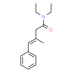 ChemSpider 2D Image | (3E)-N,N-Diethyl-3-methyl-4-phenyl-3-butenamide | C15H21NO