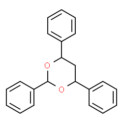 ChemSpider 2D Image | 2,4,6-Triphenyl-1,3-dioxane | C22H20O2