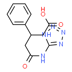 ChemSpider 2D Image | 3-Phenyl-4-(1H-tetrazol-5-ylcarbamoyl)butyric acid | C12H13N5O3