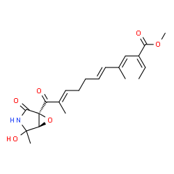 ChemSpider 2D Image | Epolactaene | C21H27NO6