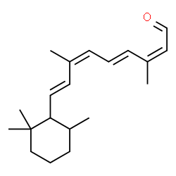 ChemSpider 2D Image | (9cis,13cis)-5,6-Dihydroretinal | C20H30O