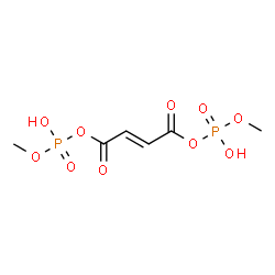ChemSpider 2D Image | (2E)-1,4-Dioxo-2-butene-1,4-diyl dimethyl bis[hydrogen (phosphate)] | C6H10O10P2