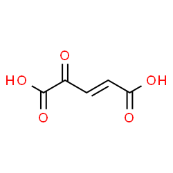 ChemSpider 2D Image | (2E)-4-Oxo-2-pentenedioic acid | C5H4O5