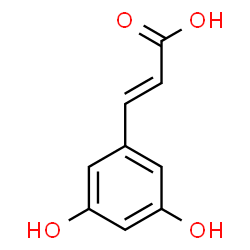 ChemSpider 2D Image | trans-(3,5-Dihydroxy)cinnamic acid | C9H8O4