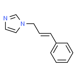 ChemSpider 2D Image | 1-(3-phenyl-2-propenyl)-1H-imidazole | C12H12N2