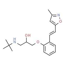 ChemSpider 2D Image | Isoxaprolol | C19H26N2O3
