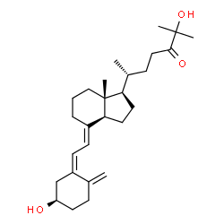 ChemSpider 2D Image | (3R,5Z,7E)-3,25-Dihydroxy-9,10-secocholesta-5,7,10-trien-24-one | C27H42O3