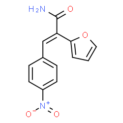 ChemSpider 2D Image | (2E)-2-(2-Furyl)-3-(4-nitrophenyl)acrylamide | C13H10N2O4