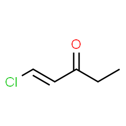ChemSpider 2D Image | 2-CHLOROVINYL ETHYL KETONE | C5H7ClO