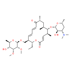 ChemSpider 2D Image | Mycinamicin IV | C37H61NO11