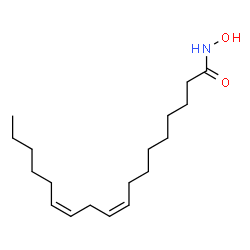 ChemSpider 2D Image | (9Z,12Z)-N-Hydroxy-9,12-octadecadienamide | C18H33NO2