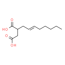 ChemSpider 2D Image | (2E)-2-octenylsuccinic acid | C12H20O4