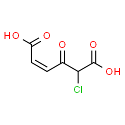 ChemSpider 2D Image | (2Z)-5-Chloro-4-oxo-2-hexenedioic acid | C6H5ClO5