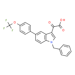 ChemSpider 2D Image | Tiplasinin | C24H16F3NO4