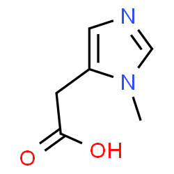 ChemSpider 2D Image | pi-Methylimidazoleacetic acid | C6H8N2O2