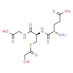 ChemSpider 2D Image | L-alpha-Glutamyl-S-glycoloyl-L-cysteinylglycine | C12H19N3O8S