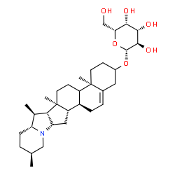 ChemSpider 2D Image | (9xi)-Solanid-5-en-3-yl beta-D-galactopyranoside | C33H53NO6