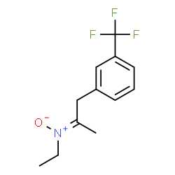 ChemSpider 2D Image | N-Ethyl-N-{(2Z)-1-[3-(trifluoromethyl)phenyl]-2-propanylidene}amine oxide | C12H14F3NO