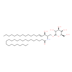 ChemSpider 2D Image | beta-D-galactosyl-N-(tetracosanoyl)sphingosine | C48H93NO8