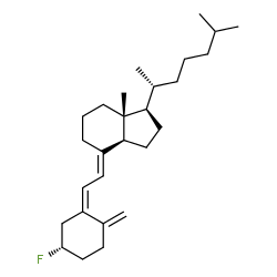 ChemSpider 2D Image | (3S,5Z,7E)-3-Fluoro-9,10-secocholesta-5,7,10-triene | C27H43F
