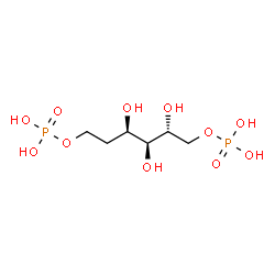ChemSpider 2D Image | 2-Deoxy-1,6-di-O-phosphono-D-arabino-hexitol | C6H16O11P2
