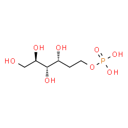ChemSpider 2D Image | 2-Deoxy-1-O-phosphono-D-arabino-hexitol | C6H15O8P