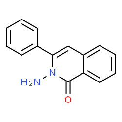ChemSpider 2D Image | 2-Amino-3-phenylisocarbostyril | C15H12N2O