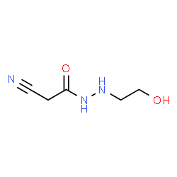 ChemSpider 2D Image | 2-Cyano-N'-(2-hydroxyethyl)acetohydrazide | C5H9N3O2