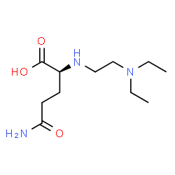ChemSpider 2D Image | N~2~-[2-(Diethylamino)ethyl]-L-glutamine | C11H23N3O3