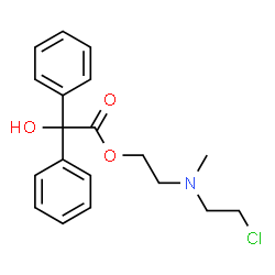 ChemSpider 2D Image | Benzilylcholine mustard | C19H22ClNO3